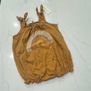 Rylee + Cru Rainbow bubble romper 12-18m